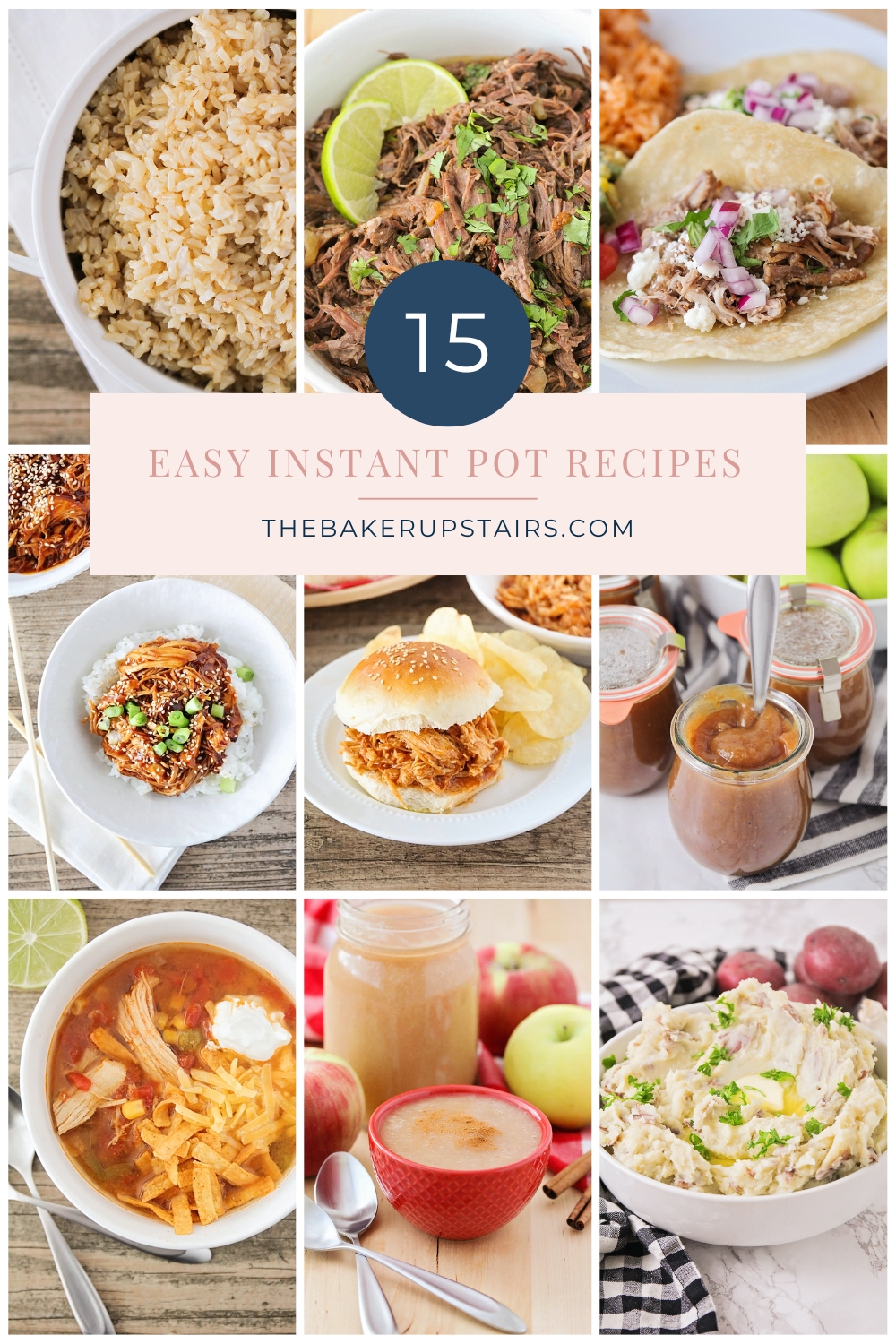 15 Easy Instant Pot Recipes