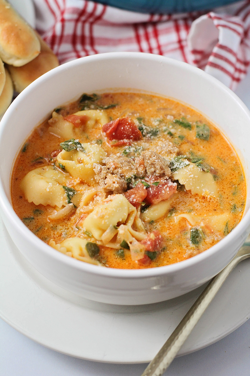 Sausage Tortellini Soup