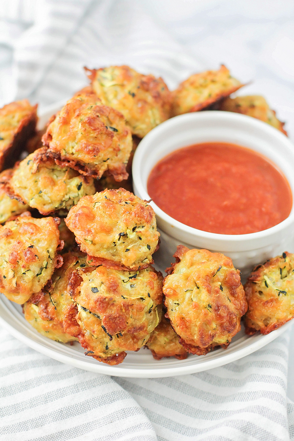 Easy Cheesy Zucchini Tots