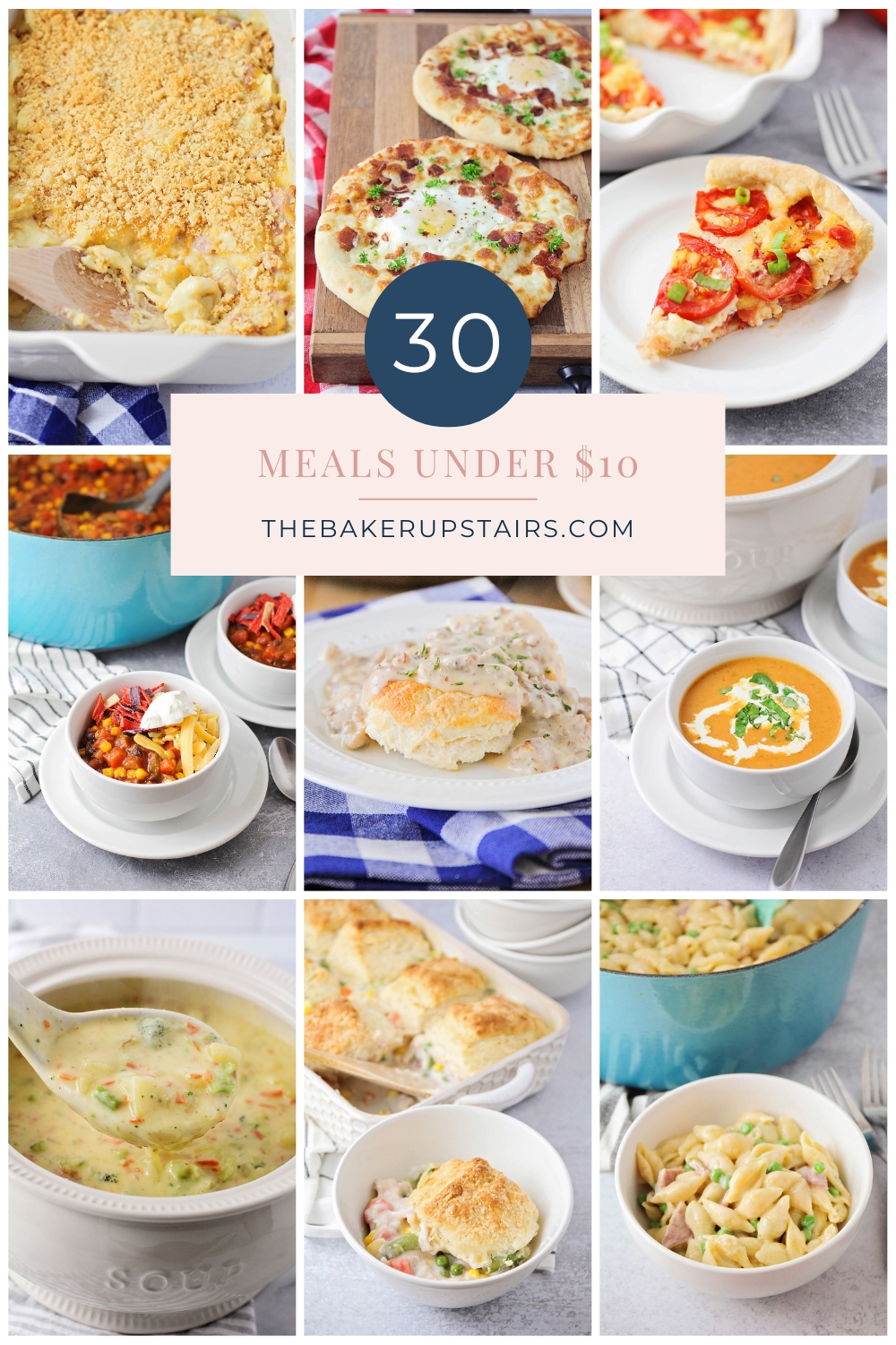 30 Family Meals Under $10