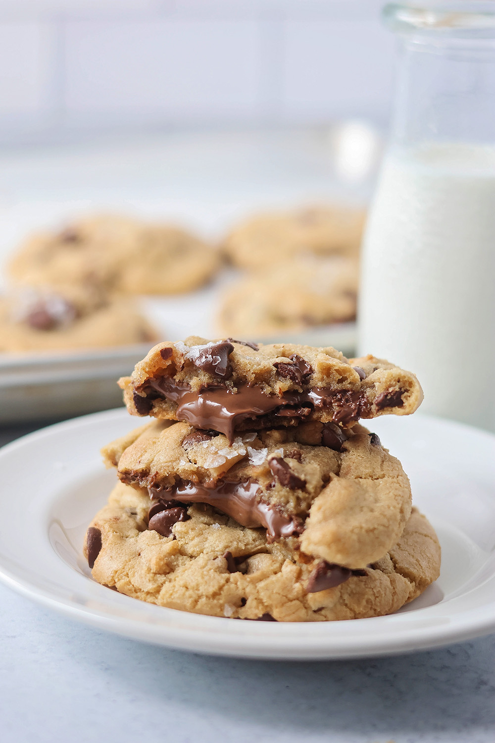 Nutella Chocolate Chip Cookies